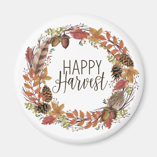 Herbstwasserkranz Magnet (Vorne)