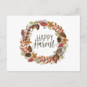 Herbstwasserkranz Postkarte (Vorderseite)