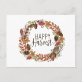 Herbstwasserkranz Postkarte (Vorderseite)