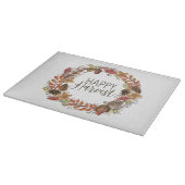 Herbstwasserkranz Schneidebrett (Ecke)