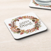 Herbstwasserkranz Untersetzer (Linke Seite)