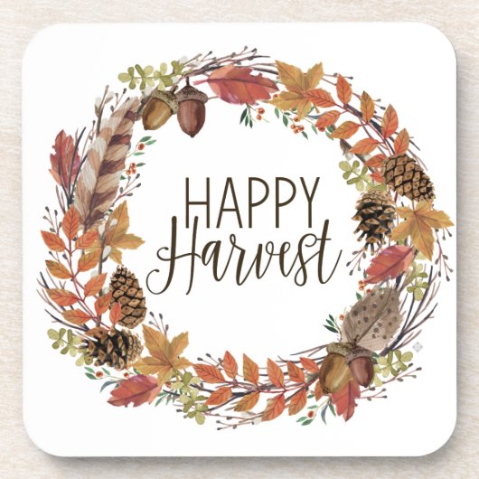 Herbstwasserkranz Untersetzer (Vorderseite)
