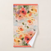 Herbstwassermohn Badehandtuch Set (Handtuch)