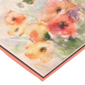 Herbstwassermohn kurzer Tischläufer (Ecke)