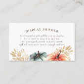 Herbstwasserpumpendusche Visitenkarte (Vorderseite)