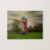 Herbstwasserturm Puzzle (Horizontal)