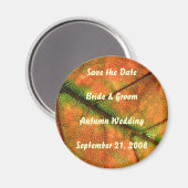 HerbstWedding Save the Date Magnet (Vorderseite/Rückseite)