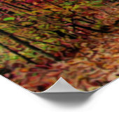 Herbstweg, Druck Poster (Ecke)