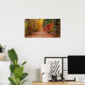 Herbstweg, Druck Poster (Heimbüro)