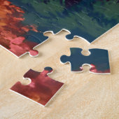 Herbstweg Herbstlaubmalerei Puzzle (Seite)