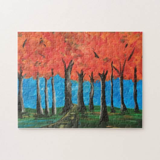 Herbstweg Puzzle (Horizontal)