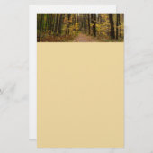 Herbstweg und Golden Blätter im Laurel Hill Park Briefpapier (Vorne/Hinten)