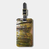 Herbstweg und Golden Blätter im Laurel Hill Park Gepäckanhänger (Vorderseite vertikal)