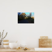 Herbstweg zum Poster "Arched Bridge" (Küche)