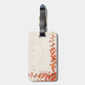 Herbstwein Gepäckanhänger (Rückseite vertikal)