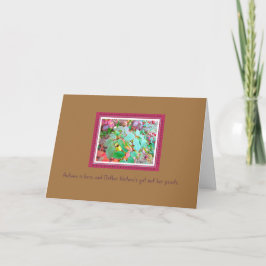 Herbstweingewebe & Berries "Galerie Walk" Karte