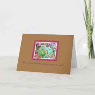 Herbstweingewebe & Berries "Galerie Walk" Karte