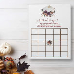 Herbstweißpumpenfall in Liebe Bingo Notizblock<br><div class="desc">Dieses Design kann in dem Bereich personalisiert werden, der durch das Ändern des Fotos und/oder Textes zur Verfügung gestellt wird. Sie können auch angepasst werden, indem Sie auf Vorlage personalisieren klicken und dann auf die Schaltfläche klicken, um weitere Optionen anzupassen, um die Hintergrundfarbe zu löschen oder zu ändern, Text hinzuzufügen,...</div>