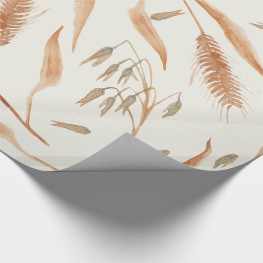 Herbstweizen Getreidekörner Pflanze Botanik Wasser Geschenkpapier (Ecke)