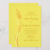 Herbstweizenfest Einladung (Vorne/Hinten)