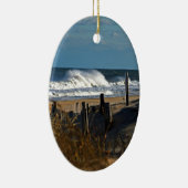 Herbstwelle und Dünen am Strand Keramikornament (Rechts)