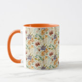 Herbstwildblumenmuster Tasse (Links)
