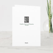 Herbstwilde Beeren Weihnachtskarte Feiertagskarte (Rückseite)