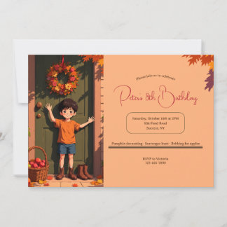 Herbstwillkommen Einladung