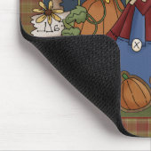 Herbstwillkommen in der Herbstspeckinsel Mousepad (Ecke)
