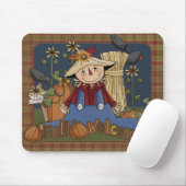 Herbstwillkommen in der Herbstspeckinsel Mousepad (Mit Mouse)