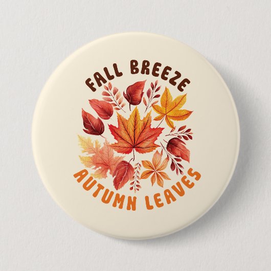 Herbstwind Button (Vorderseite)