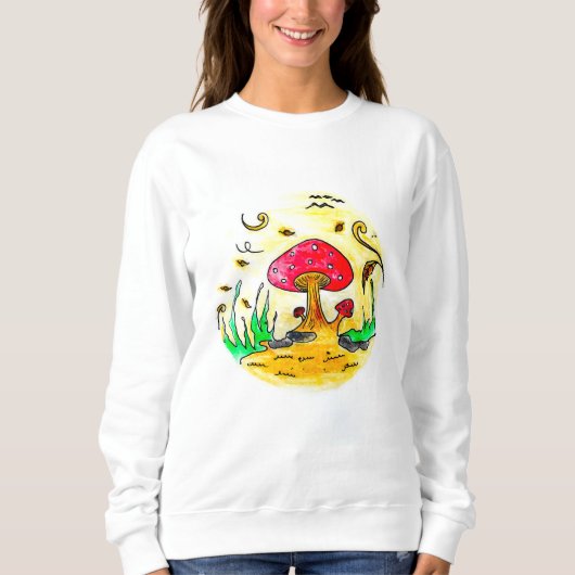 Herbstwind (Herbst Baumhaus Sammlung) Sweatshirt (Vorderseite)