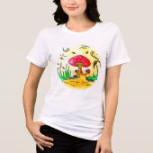 Herbstwind (Herbst Baumhaus Sammlung) Tri-Blend Shirt (Vorderseite)