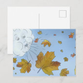 Herbstwind Postkarte (Vorne/Hinten)