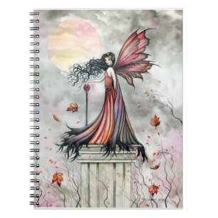 Herbstwinde Feen Notizbuch Notizblock
