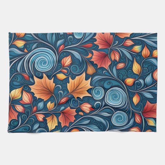 Herbstwinde Geschirrtuch (Horizontal)