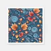 Herbstwinde Serviette (Vorderseite)