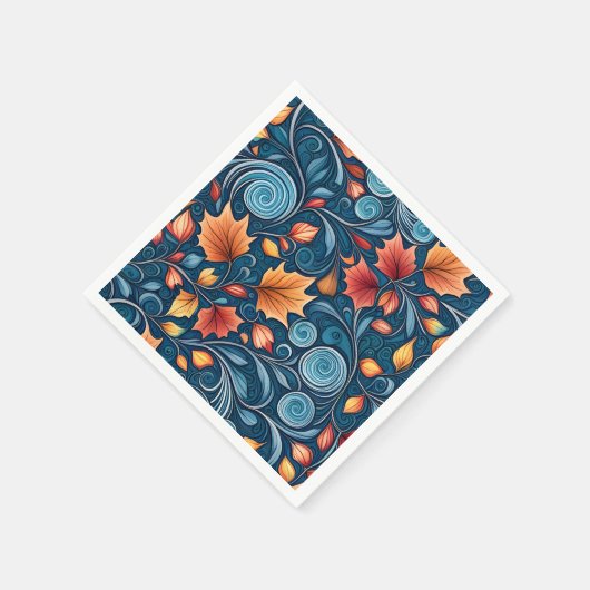 Herbstwinde Serviette (Ecke)