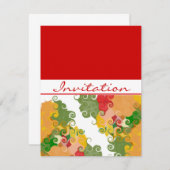 HerbstWirbel Einladung (Vorne/Hinten)