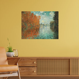 Herbstwirkung bei Argenteuil von Monet, Poster