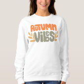 Herbstwoben fallen floral sweatshirt (Vorderseite)