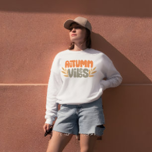 Herbstwoben fallen floral sweatshirt
