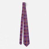 Herbstwoche Karierte Checkered Neck Tie Krawatte (Rückseite)