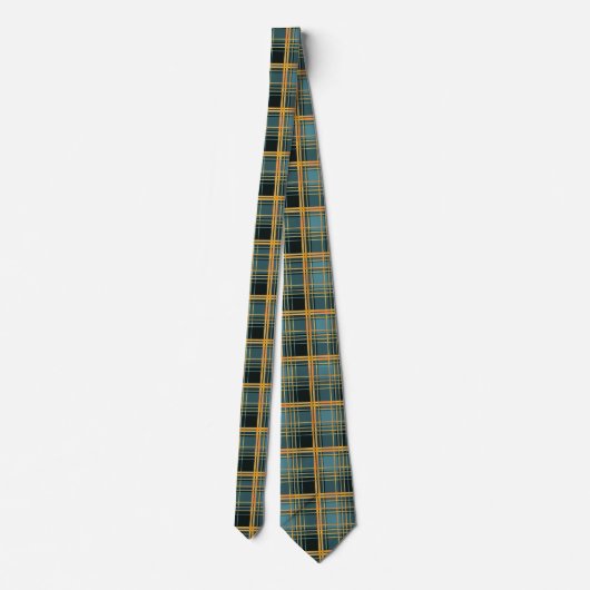 Herbstwoche Karierte Checkered Neck Tie Krawatte (Rückseite)