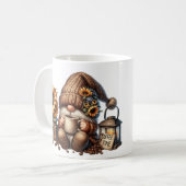 Herbstwoche Niedlich Gnome-Tasse Kaffeetasse (Vorderseite Links)