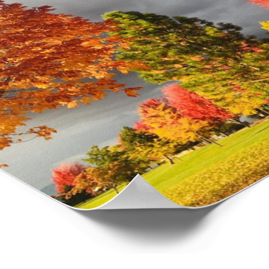 Herbstwochendruck Poster (Ecke)