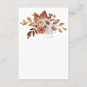 Herbstwochenende Begleitkarte (Rückseite)