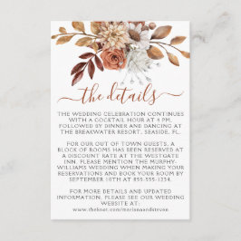 Herbstwochenende Begleitkarte