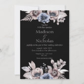 Herbstwochenende Einladung zur blühenden Hochzeit (Vorderseite)