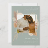 Herbstwochenende Foto Hochzeit Save The Date (Vorderseite)